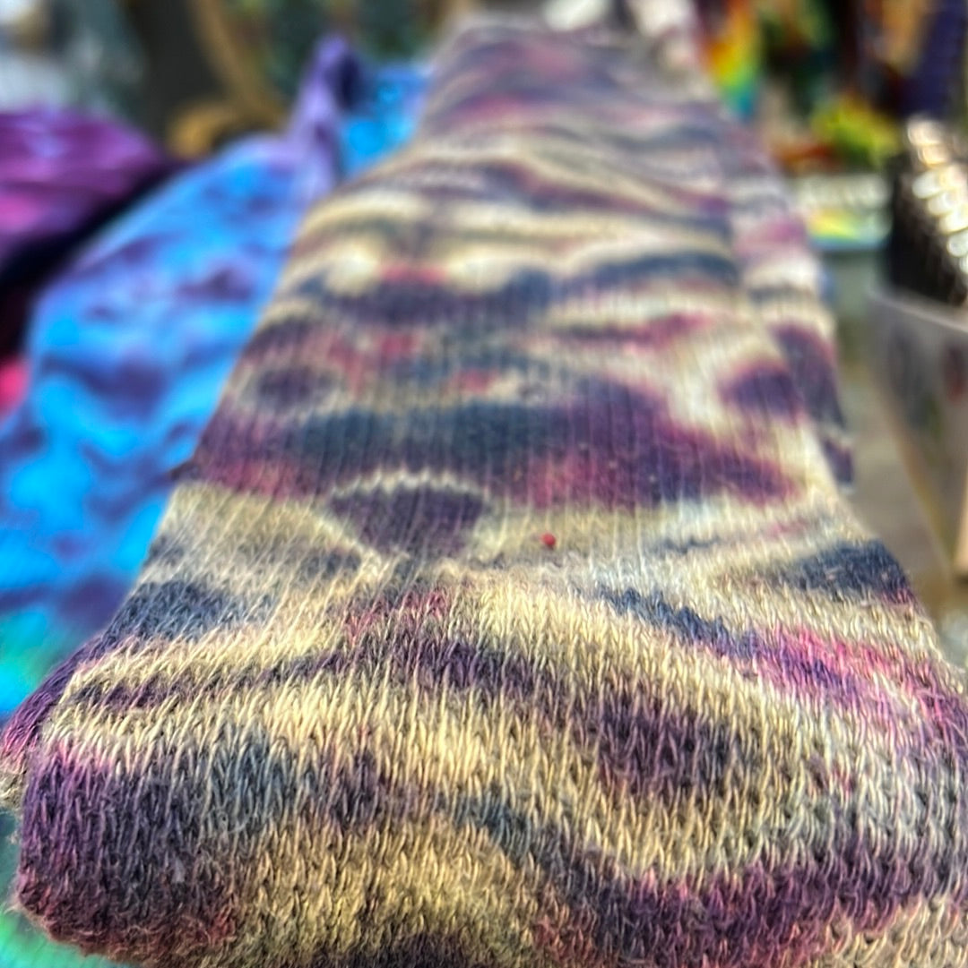 Tie Dye Thigh High Socks