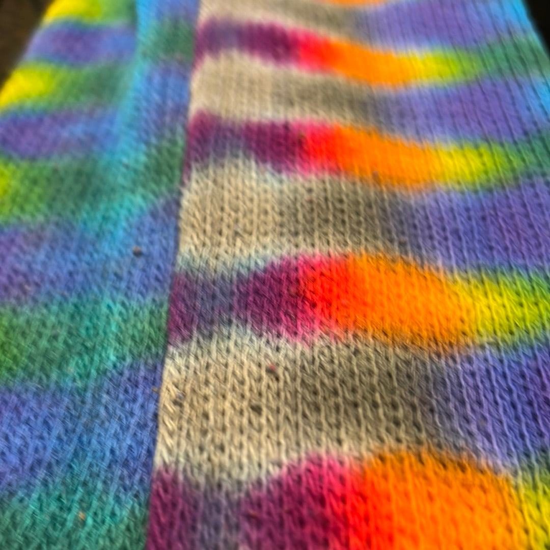 Tie Dye Thigh High Socks