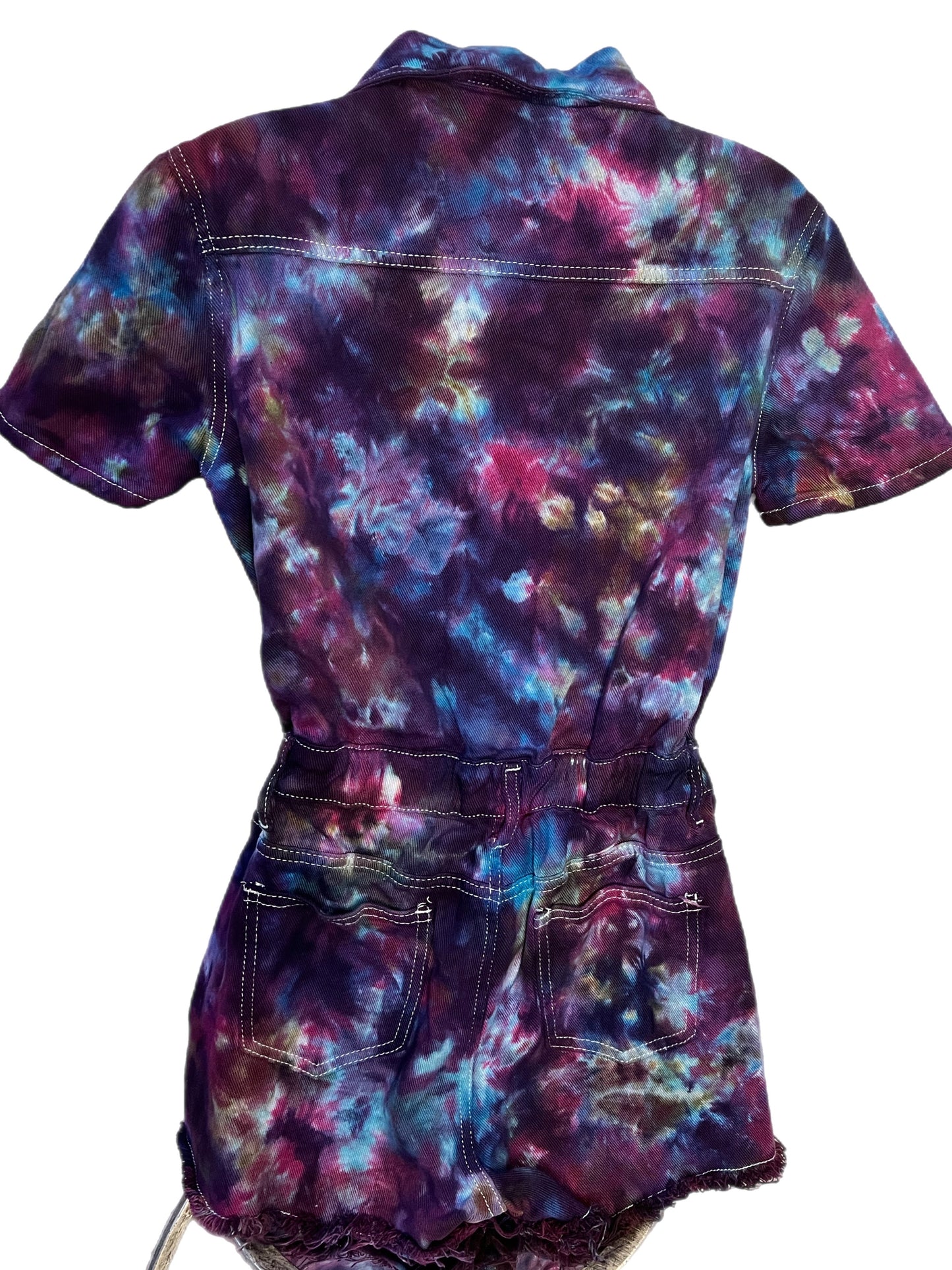 Casey Jones Denim Romper in Color-way Twilight Dream