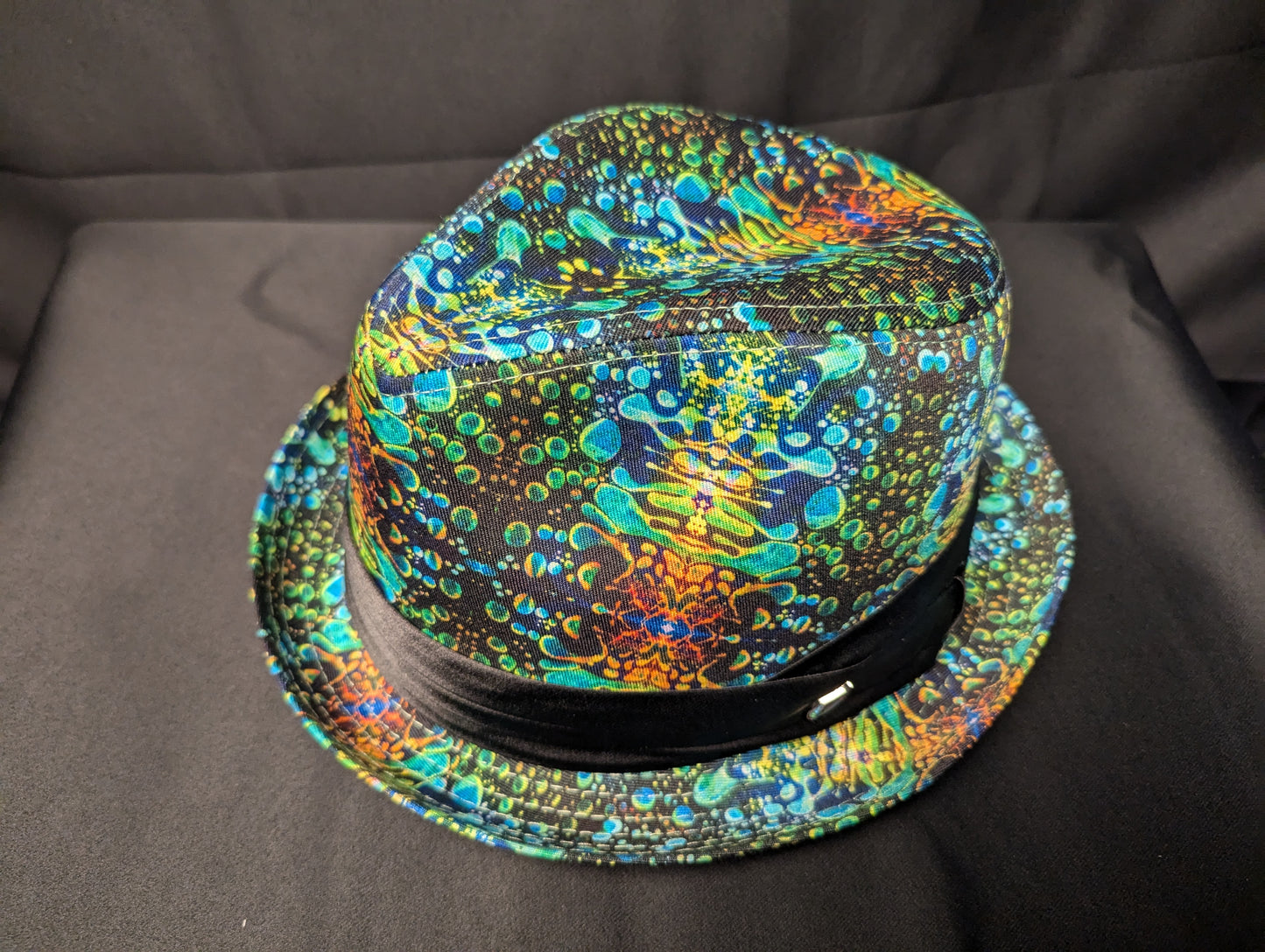 Green Liquid Light Fedora