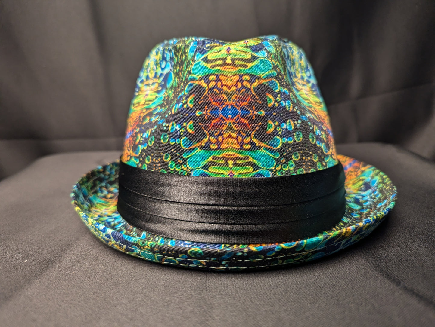Green Liquid Light Fedora