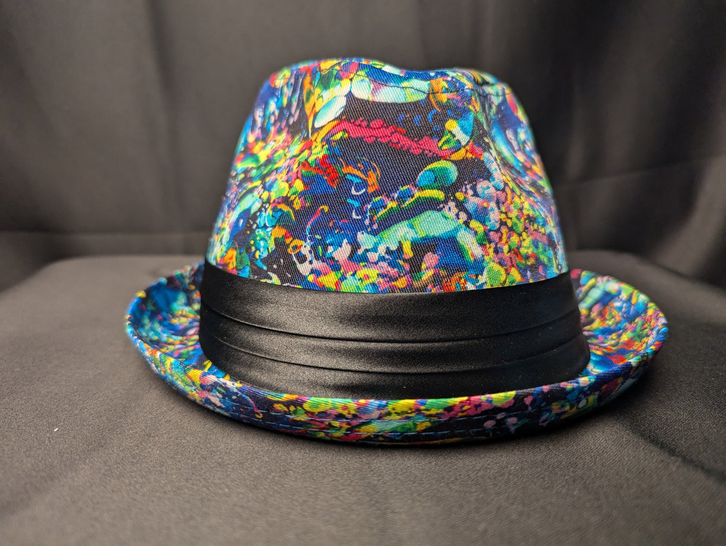 Rainbow Liquid Light Fedora