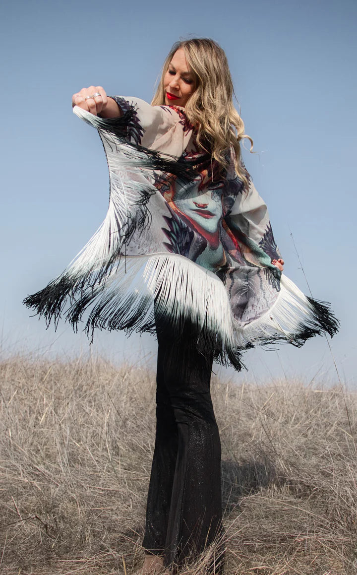 Dharma Dragon Sheer Kimono