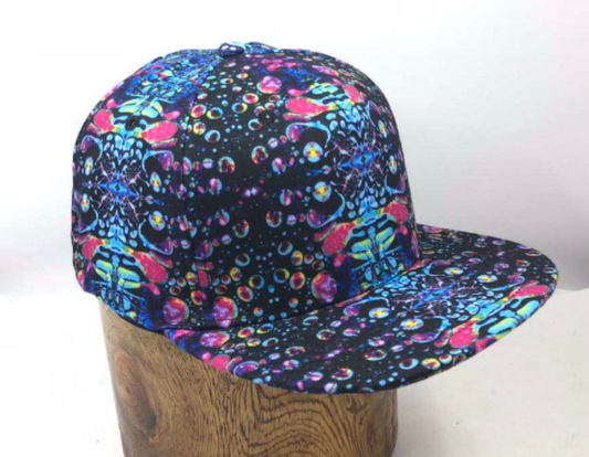 Cyan Liquid Light Flex Fitted Hat