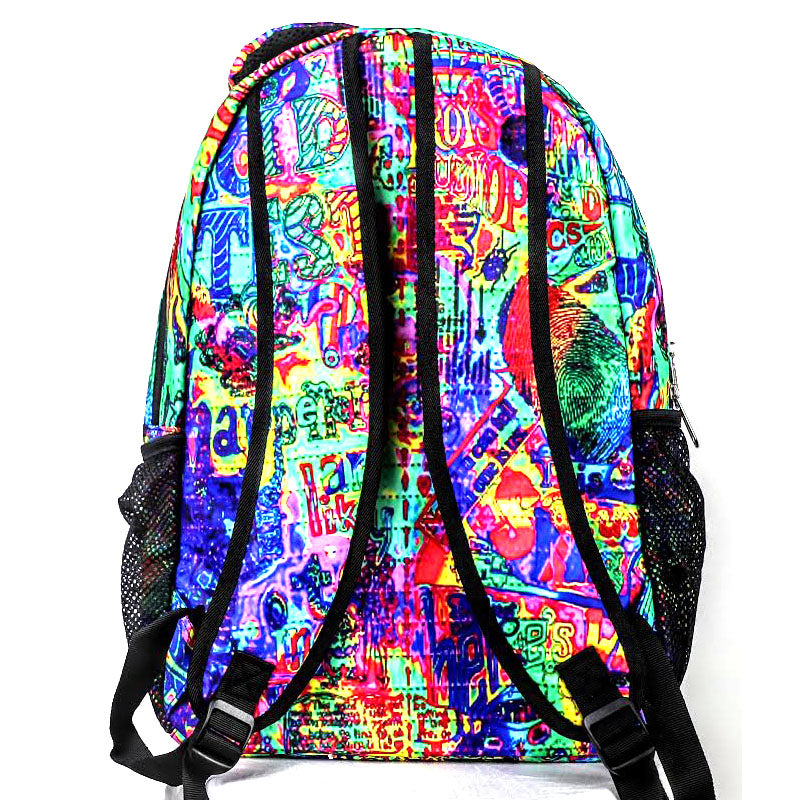 Grateful Dead / Dead & Company Merry Pranksters Psychedelic Blotter Art Festival Backpack Ken Kesey Acid Test Poster Jammin On