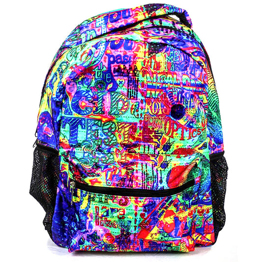 Grateful Dead / Dead & Company Merry Pranksters Psychedelic Blotter Art Festival Backpack Ken Kesey Acid Test Poster Jammin On