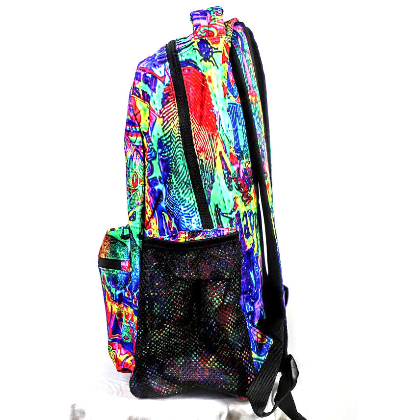 Grateful Dead / Dead & Company Merry Pranksters Psychedelic Blotter Art Festival Backpack Ken Kesey Acid Test Poster Jammin On