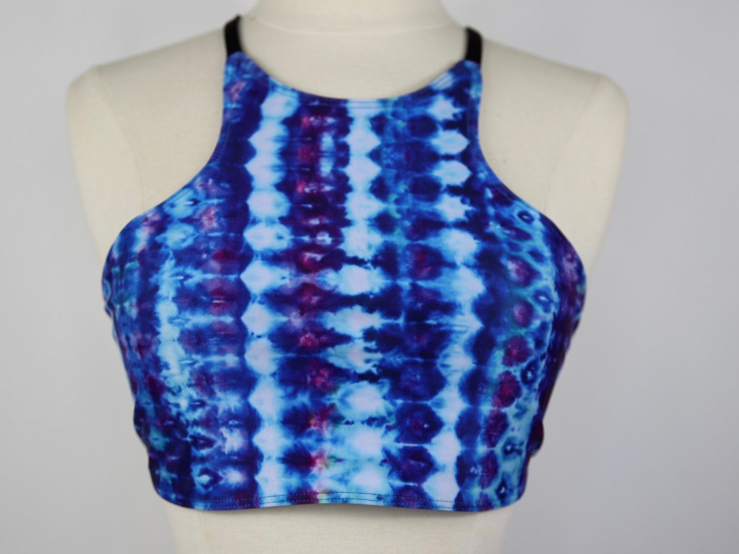 Ice Blue Racerback Halter Top
