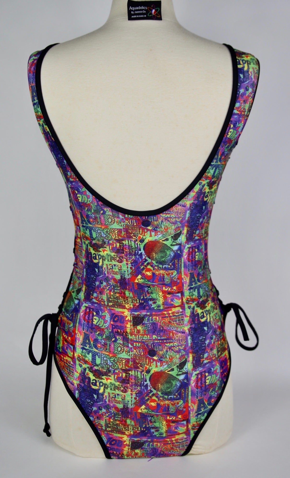 Grateful Dead (Dead & Company) Acid Test TIE ME UP 1Piece Bathing Suit