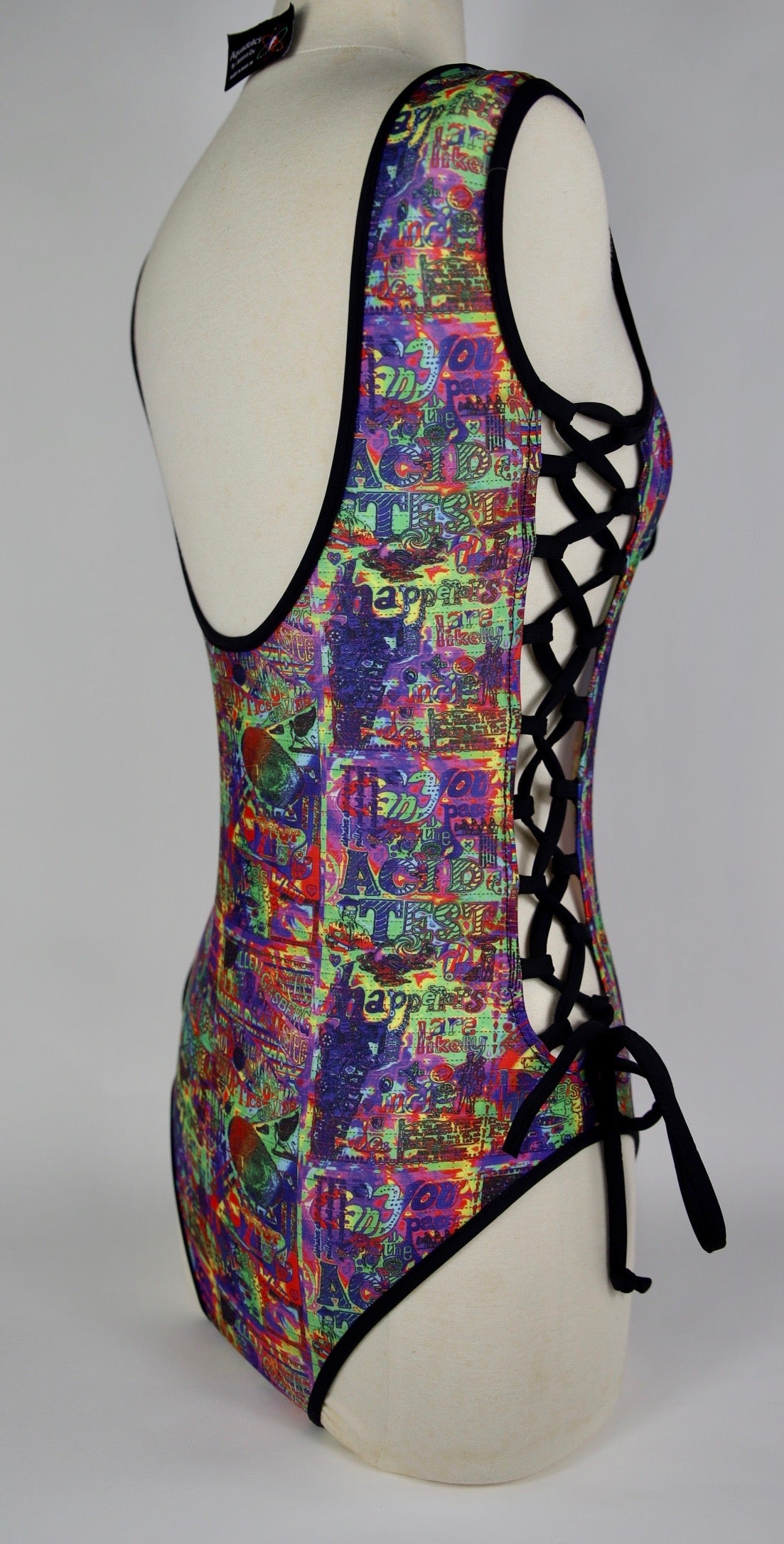 Grateful Dead (Dead & Company) Acid Test TIE ME UP 1Piece Bathing Suit