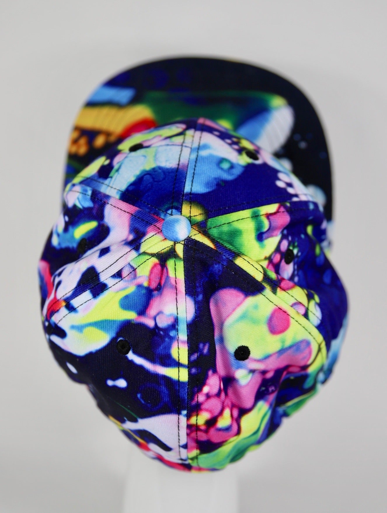 Rainbow Liquid Lights Flex Fitted Hat