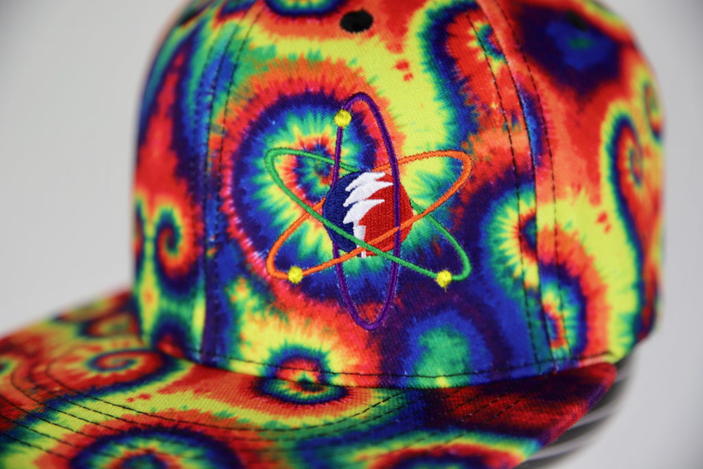 Rainbow Spiral Flex Fitted Hat