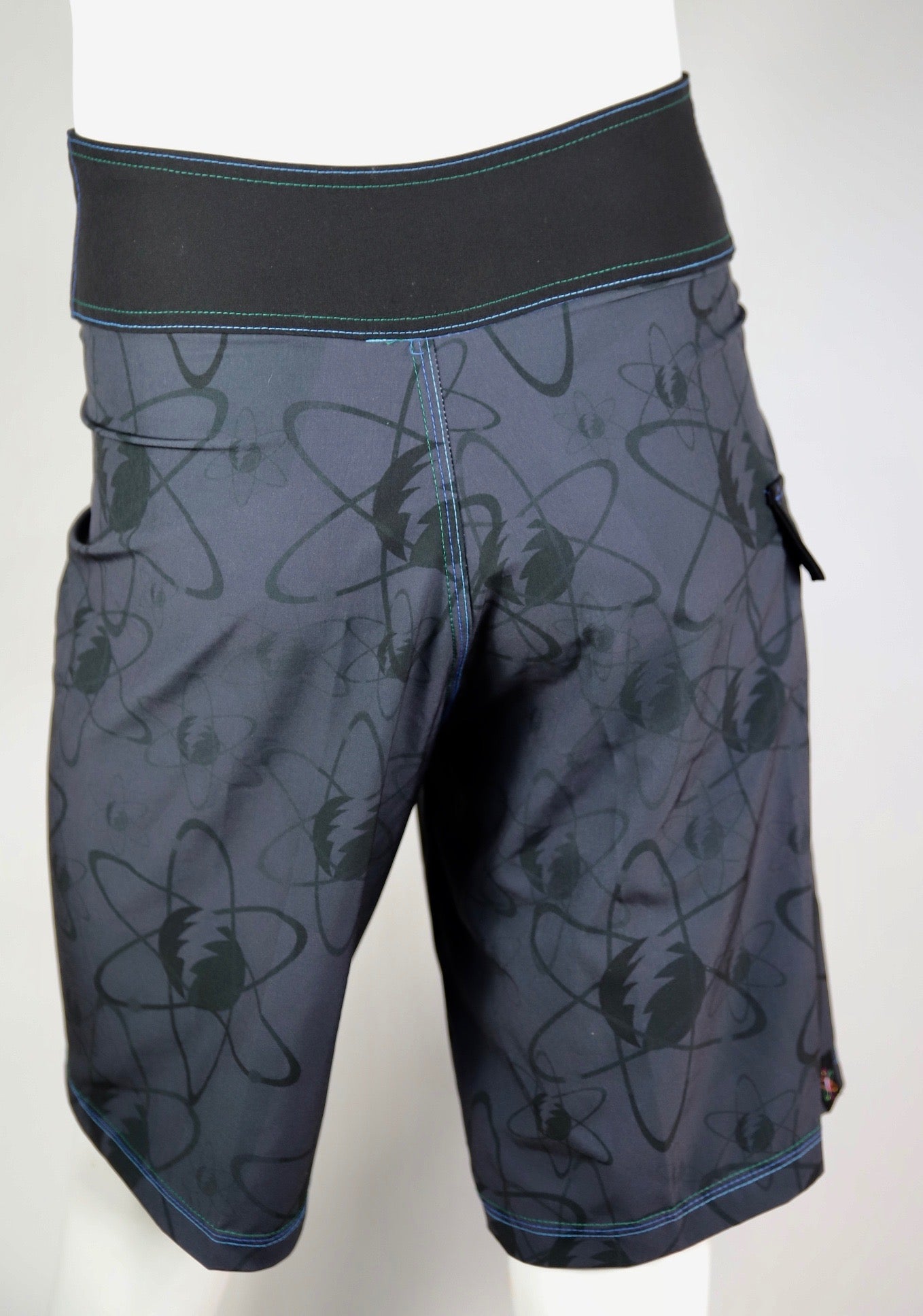 Black Psychatomic Board Shorts
