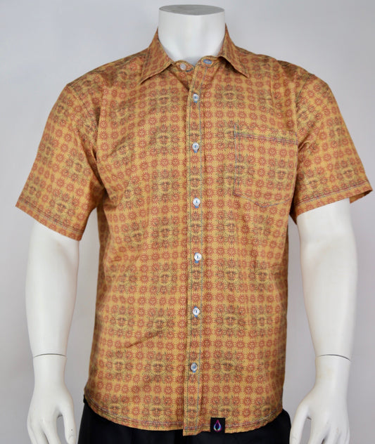 Orange Sunshine Men's Button Down