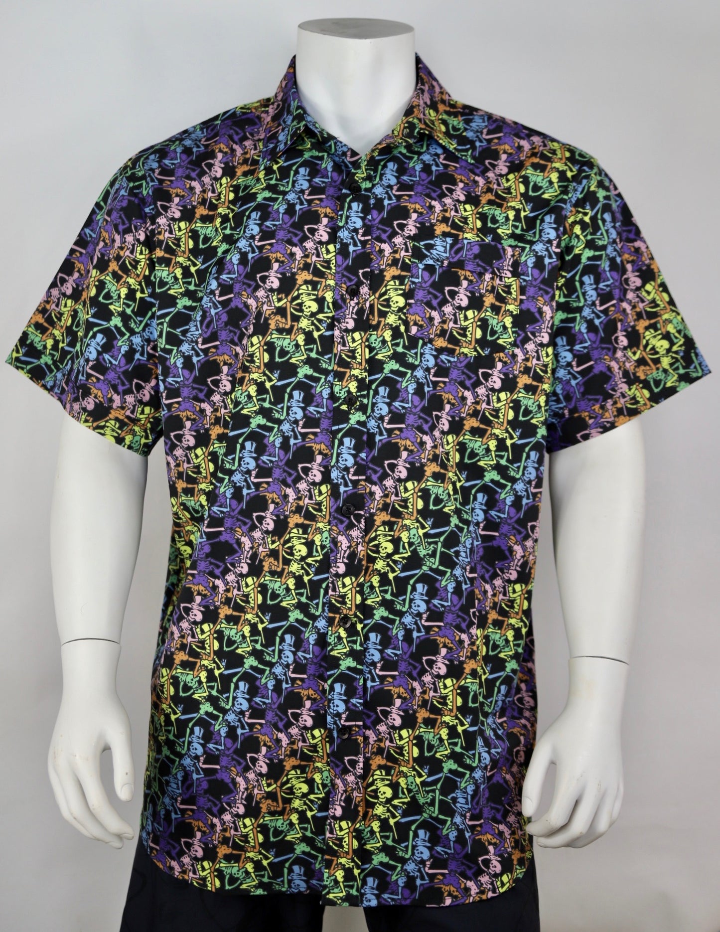 Grateful Dead (Dead & Company) Dancing Skeletons Button Down Shirt