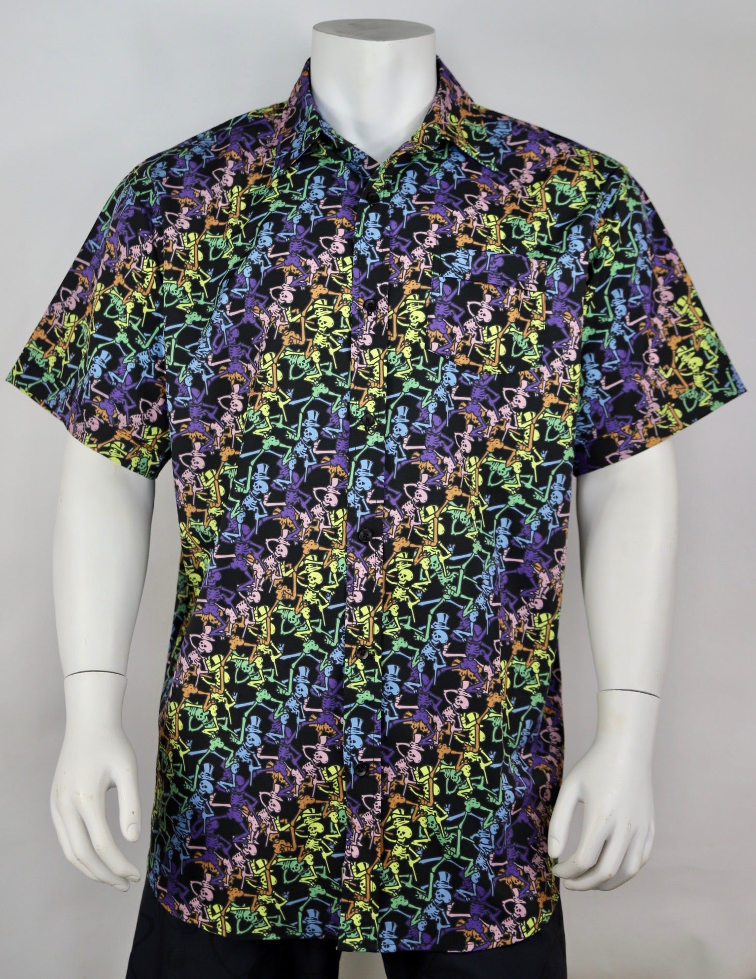 Grateful Dead (Dead & Company) Dancing Skeletons Button Down Shirt