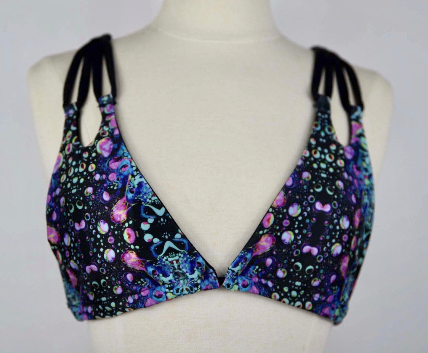 Violet Liquid Lights Nautical Top