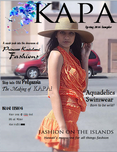 Made the Cover of Hawai'i's Fashion Magazine