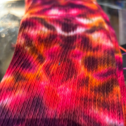 Tie Dye Thigh High Socks