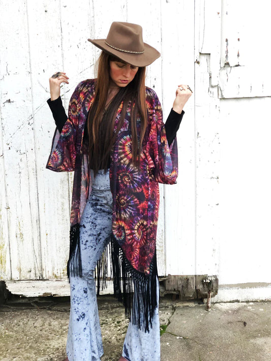 Maple Swirl Kimono