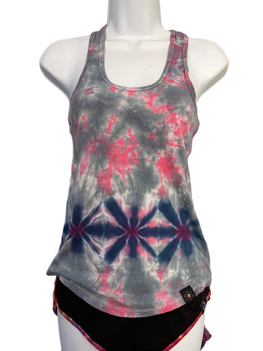 Women's Racerback Tie Dye Tank