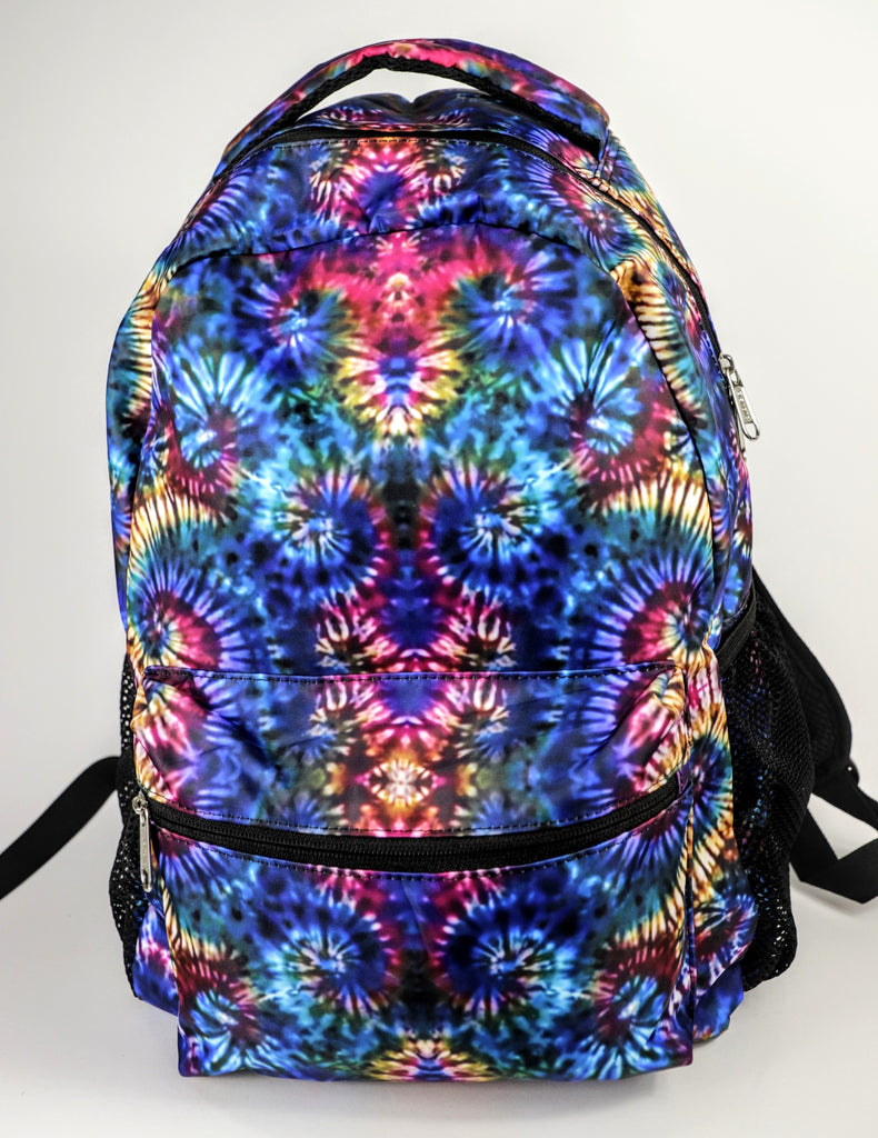 Psychedelic Dream Spiral Tie Dye Backpack