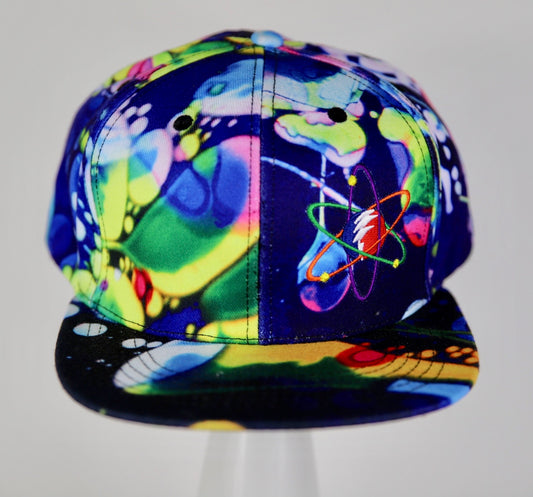 Rainbow Liquid Lights Flex Fitted Hat