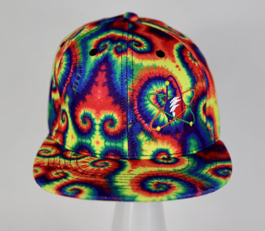 Rainbow Spiral Flex Fitted Hat