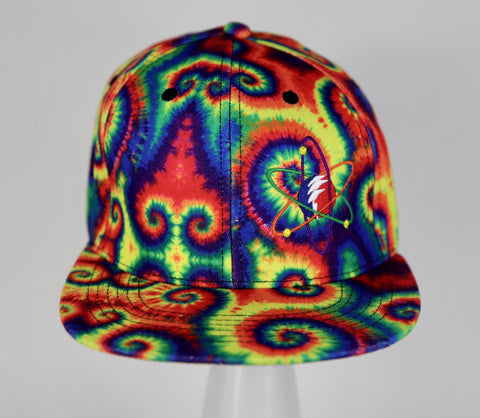 Rainbow Liquid Lights Flex Fitted Hat