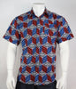 Grateful Dead (Dead & Company) American Geo Button Down Shirt Steal Your Face SYF