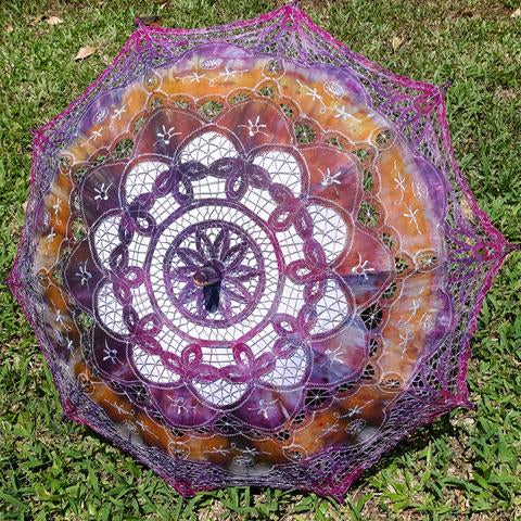 Purple Mandala Parasol